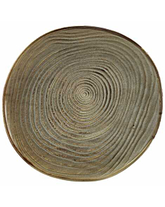 Terra Porcelain Grey Organic Plate 25cm