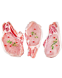 Fresh British Bacon Chops 140-168g