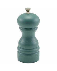 Olive Green Wooden Salt/Pepper Grinder 13cm