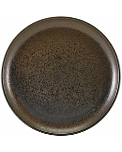 Terra Porcelain Black Coupe Plate 30.5cm