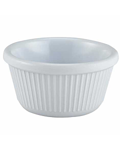 Ramekin 3oz Fluted White