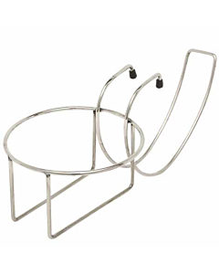Chrome Plated Table Edge Bucket Holder