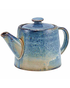 Terra Porcelain Aqua Blue Teapot 50cl/17.6oz