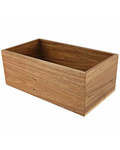 Genware Acacia Wood Riser/Box 32.5X18X12.3cm