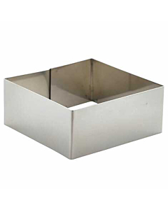 Stainless Steel Square Mousse Ring 8x3.5cm