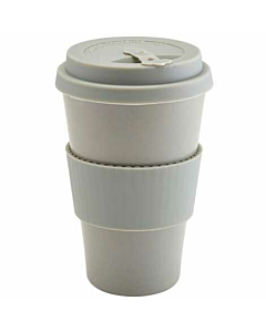 Grey Reusable Bamboo Fibre Coffee Cup 45cl/15.75oz