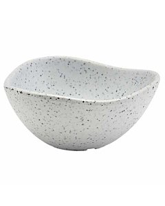 White Granite Melamine Triangular Ramekin 3.5oz