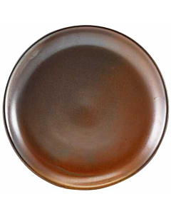 Terra Porcelain Rustic Copper Coupe Plate 24cm