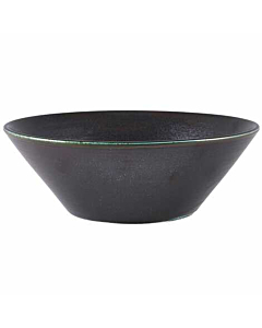 Terra Porcelain Black Conical Bowl 19.5cm