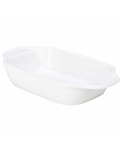 Genware Porcelain Individual Rectangular Dish 16 x 11cm/6.3