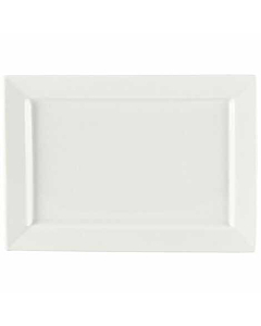 Genware Porcelain Rectangular Plate 24 x 17cm/9.5 x 6.75"