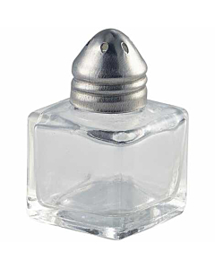 Individual Glass Pepper Pot 30 x 30 x 50mm
