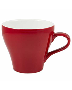 Genware Porcelain Red Tulip Cup 35cl/12.25oz