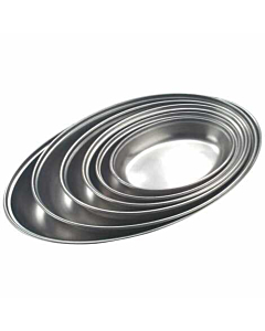 GenWare Stainless Steel Oval Vegetable Dish 17.5cm/7"