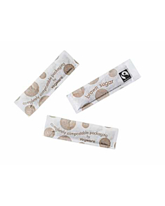 Vegware Fairtrade Brown Sugar Stick Sachets