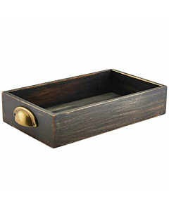 Black Wash Acacia Wood Display Drawer GN 1/3