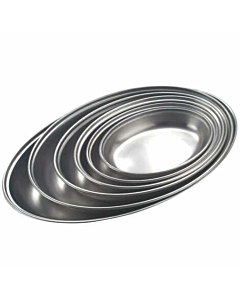 GenWare Stainless Steel Oval Vegetable Dish 20cm/8"