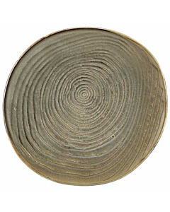 Terra Porcelain Grey Organic Plate 21cm