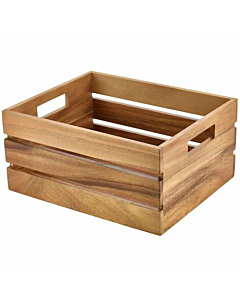 Acacia Wood Box/Riser GN 1/2