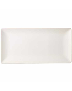 Luna Stoneware White Rectangular Plate 30 x 15cm/12 x 6"