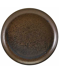 Terra Porcelain Black Coupe Plate 27.5cm