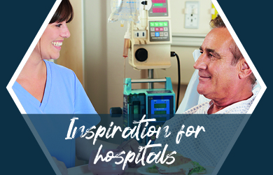 Inspiration for hospitals, Patient with Nurse 